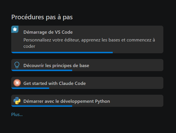 Procédure pas-à-pas dans VS Code
