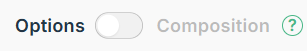 Bouton à bascule pour activer Options API dans la documentation Vue.js